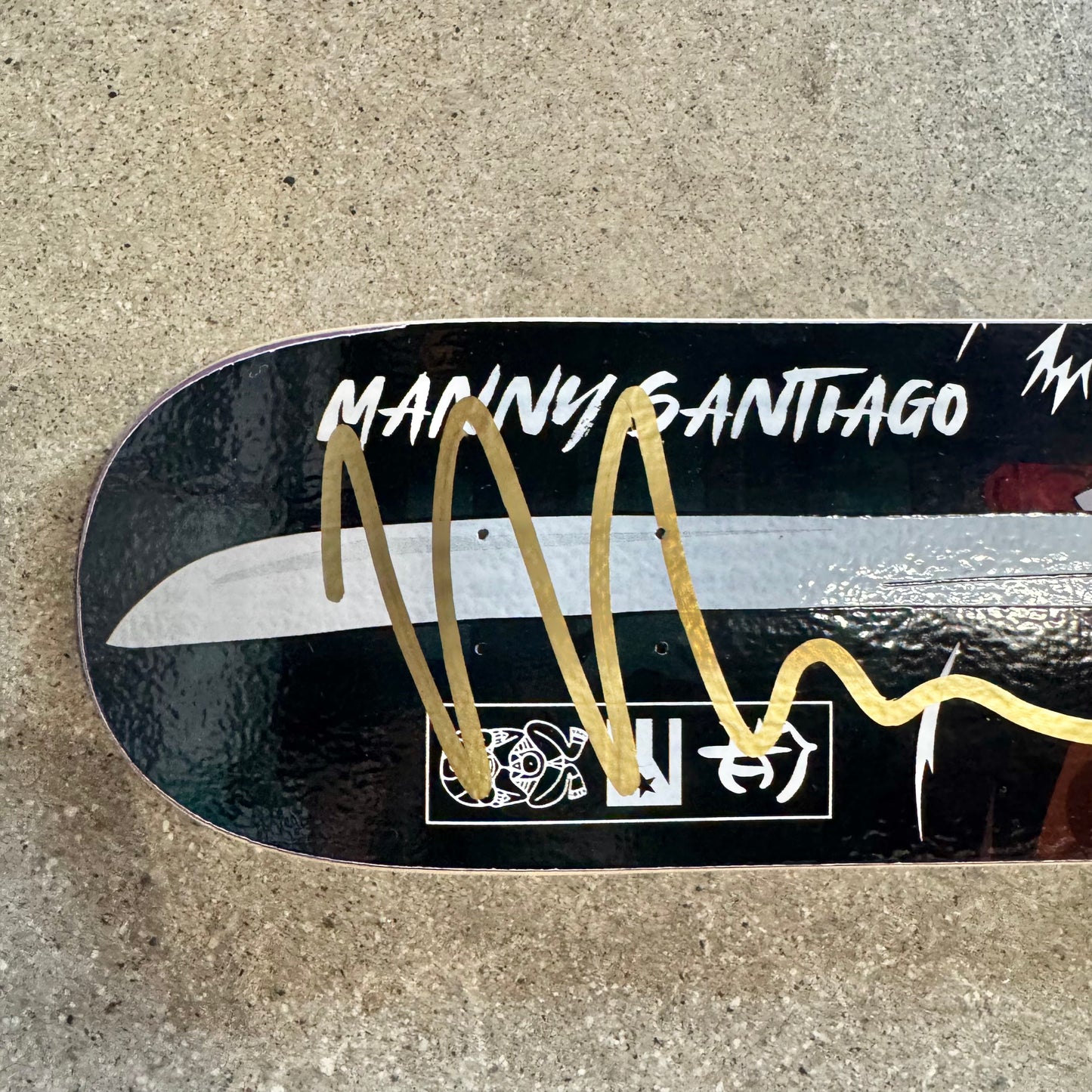 SIGNED Manny Santiago Wallride Exclusive Taina Guerrera HANDBOARD