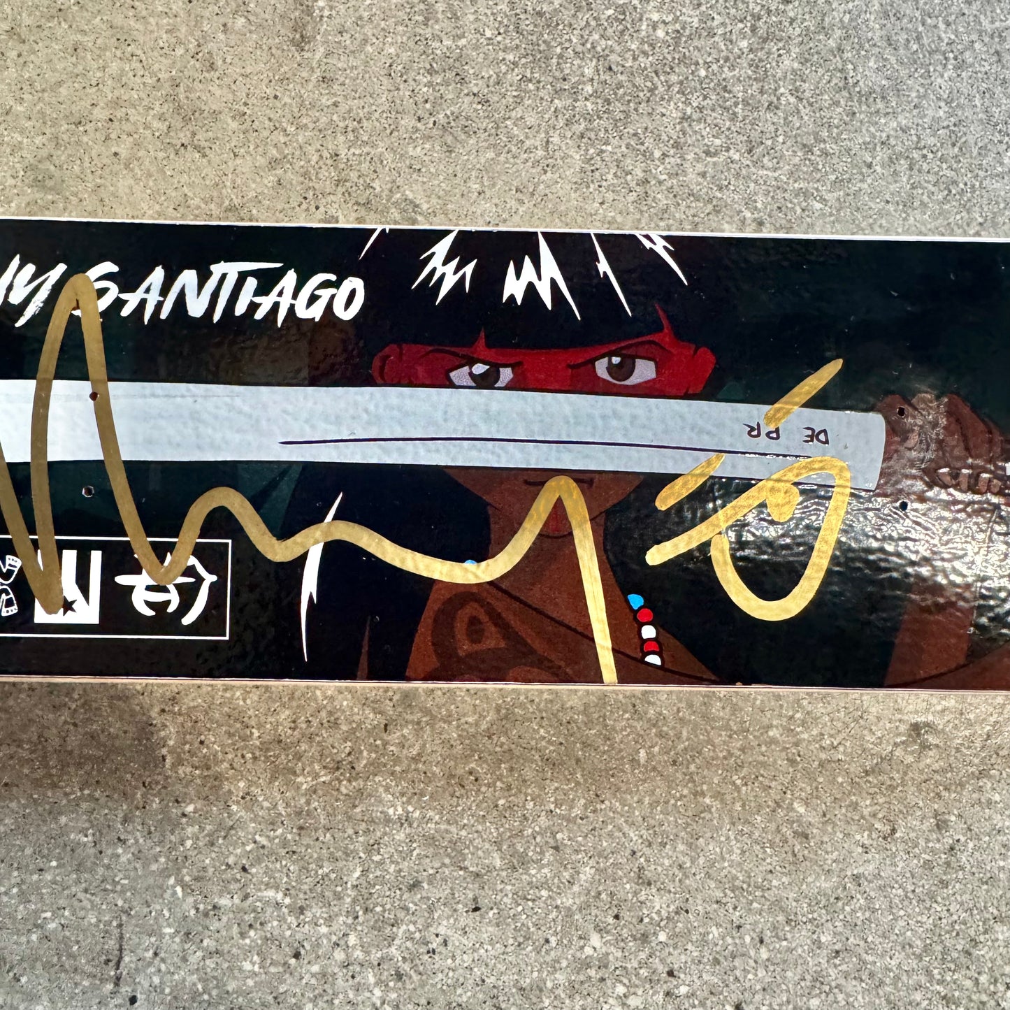 SIGNED Manny Santiago Wallride Exclusive Taina Guerrera HANDBOARD
