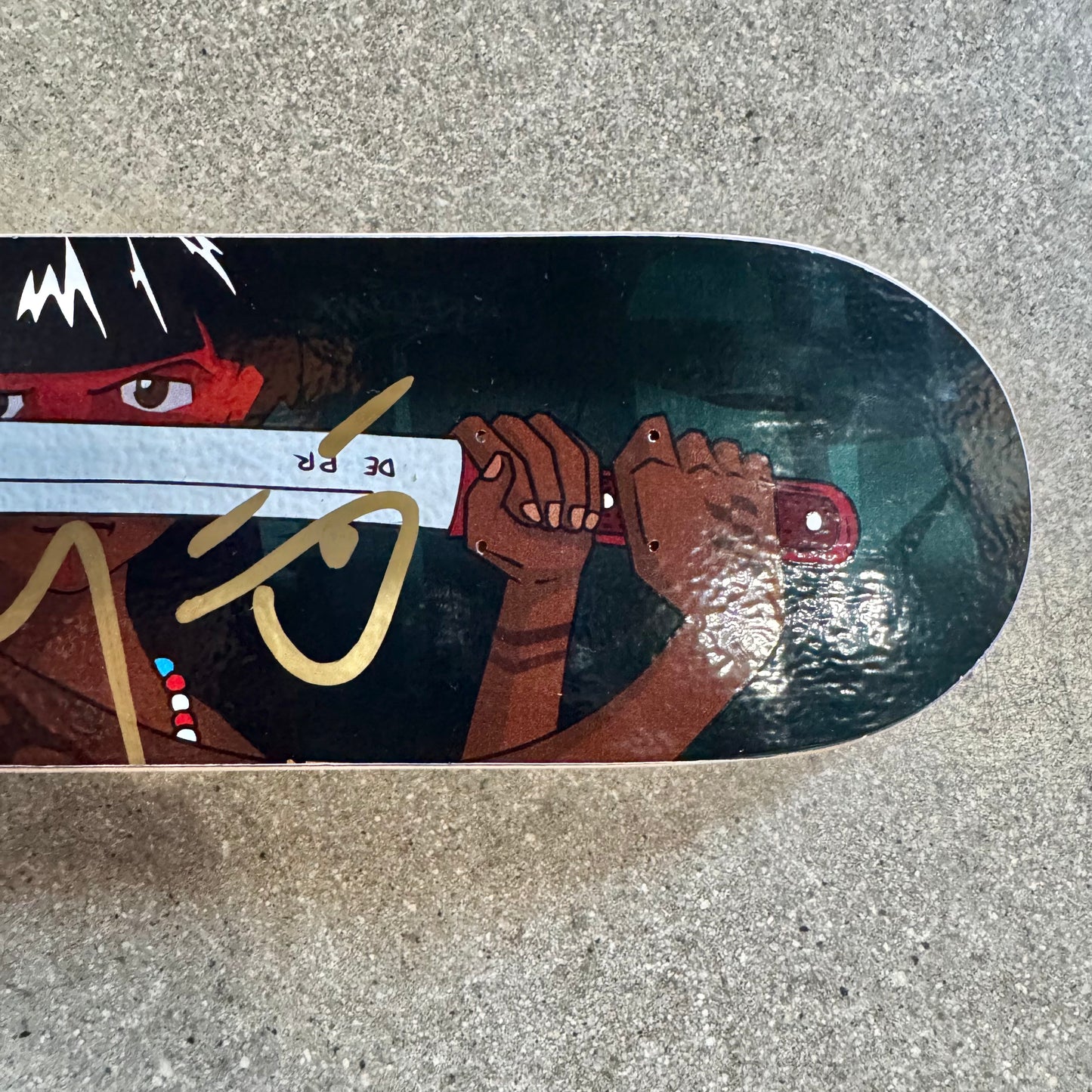 SIGNED Manny Santiago Wallride Exclusive Taina Guerrera HANDBOARD