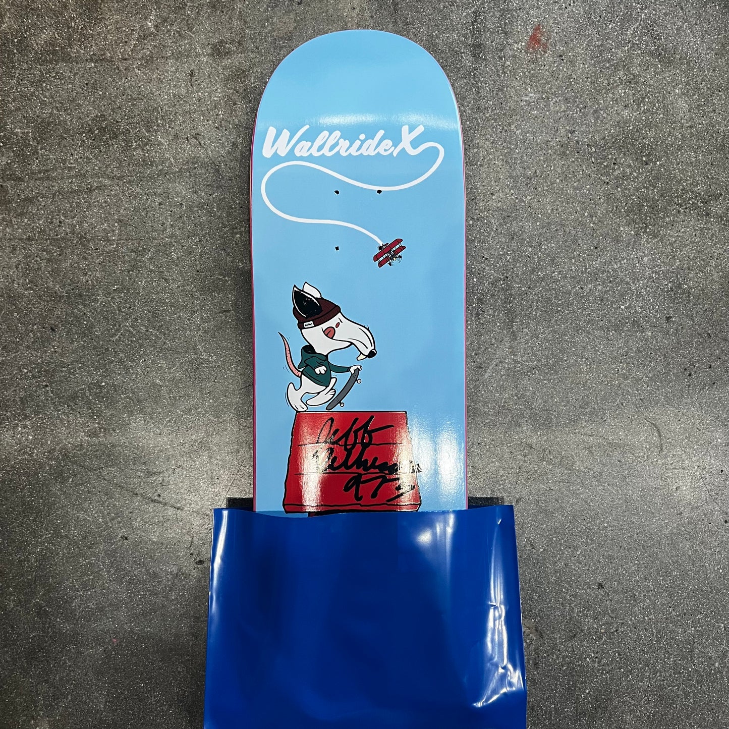 SIGNED Jeff DeChesare Wallride Exclusive Roofrat Autographed Skateboard Deck
