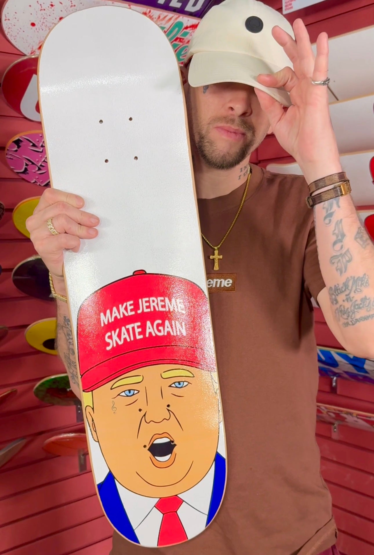 UNSIGNED Jereme Rogers MJSA Wallride Exclusive Skateboard Deck