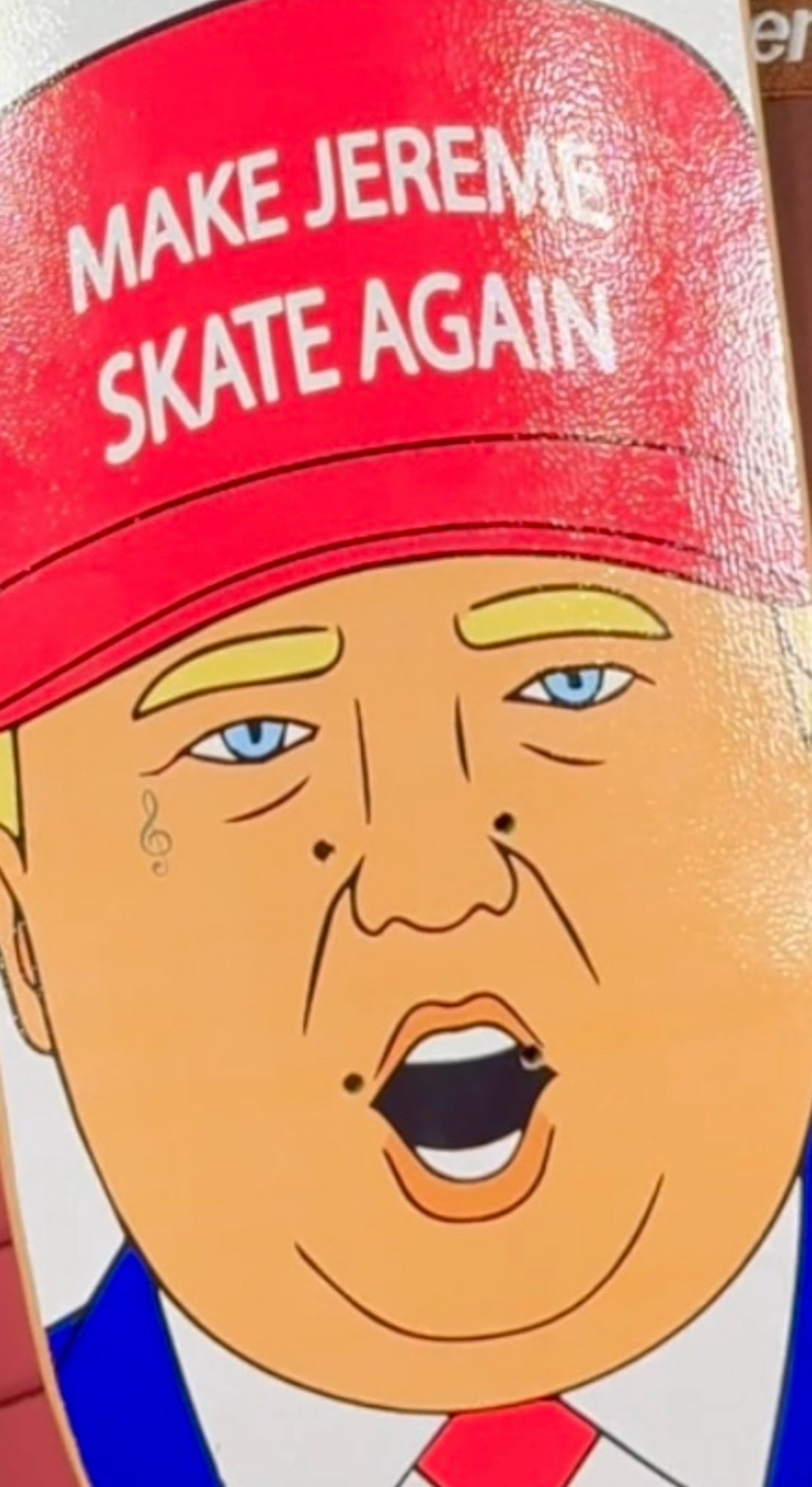 UNSIGNED Jereme Rogers MJSA Wallride Exclusive Skateboard Deck