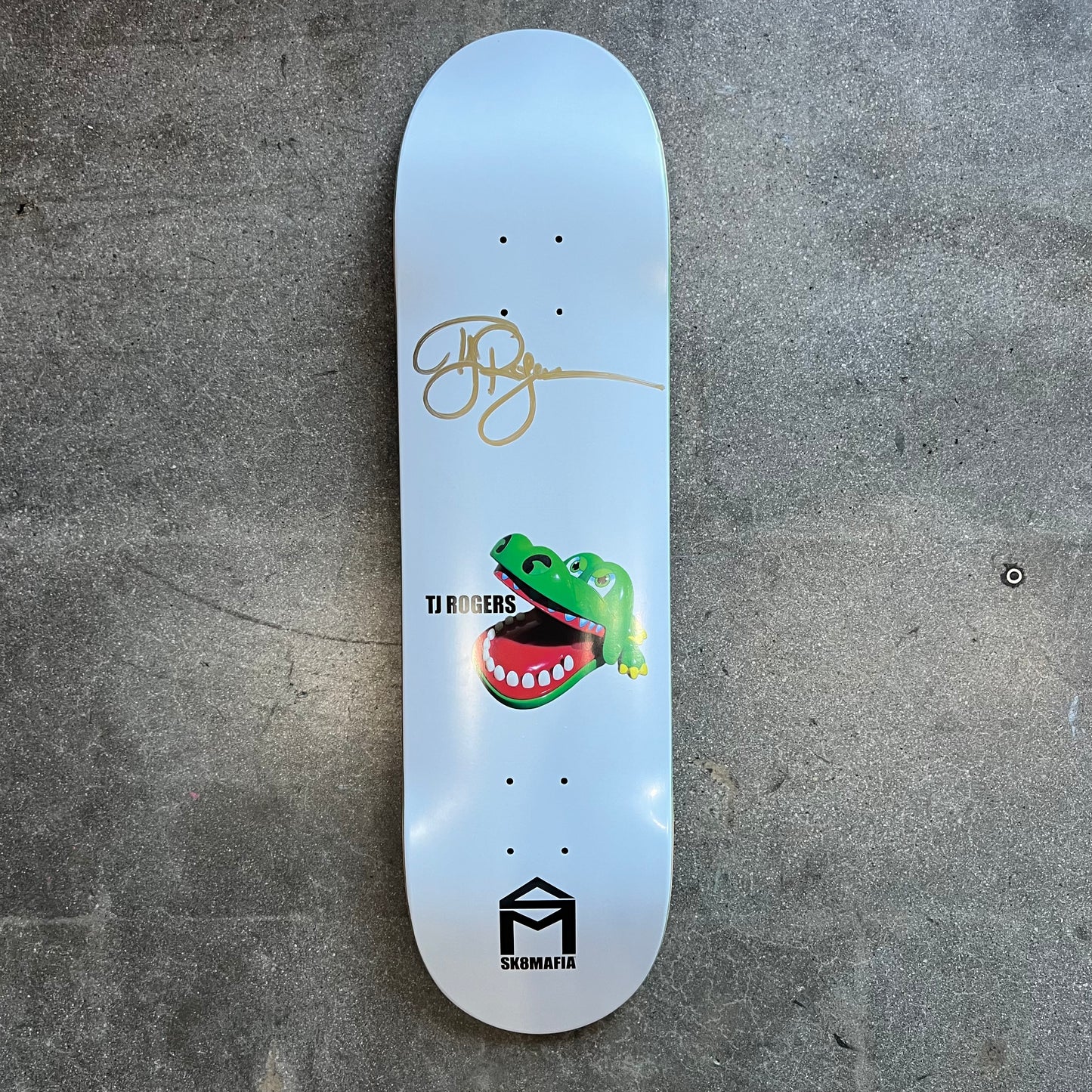 SIGNED TJ Rogers Sk8mafia Blind Bag Wallride Exclusive Autographed Skateboard Deck
