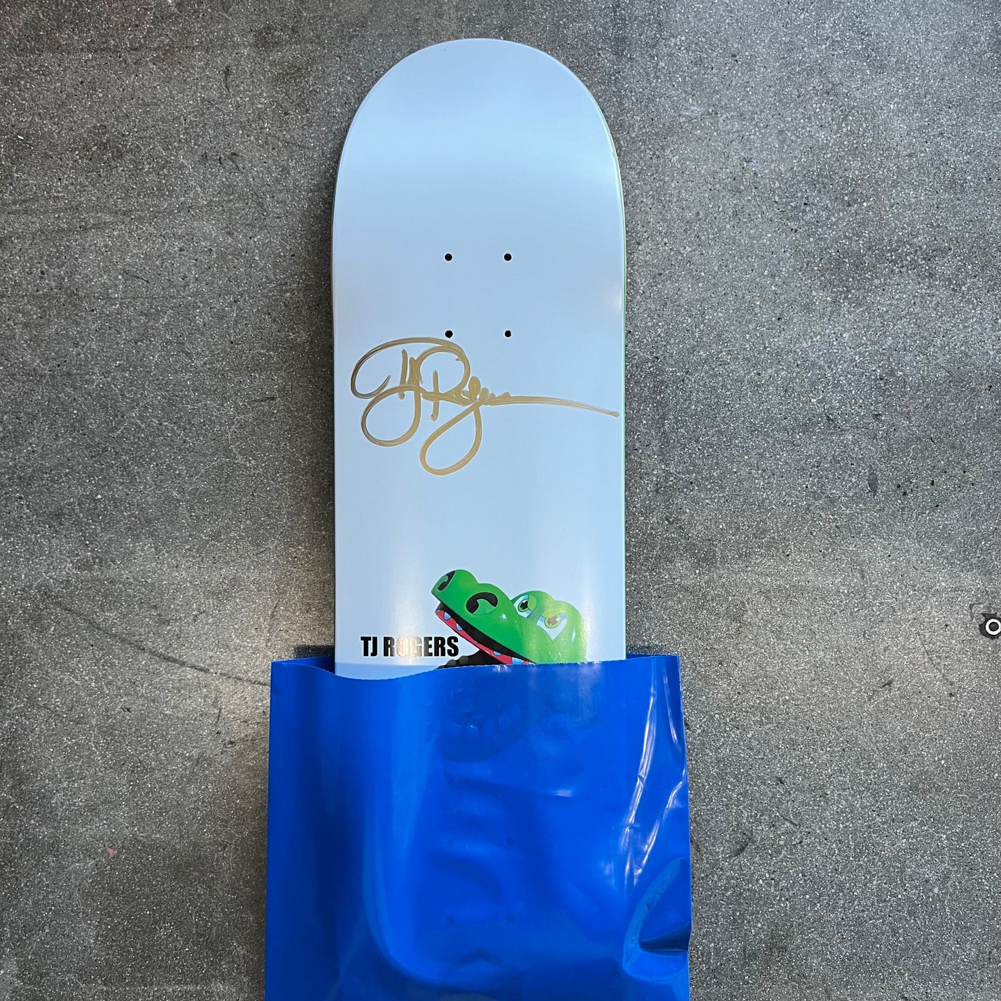 SIGNED TJ Rogers Sk8mafia Blind Bag Wallride Exclusive Autographed Skateboard Deck