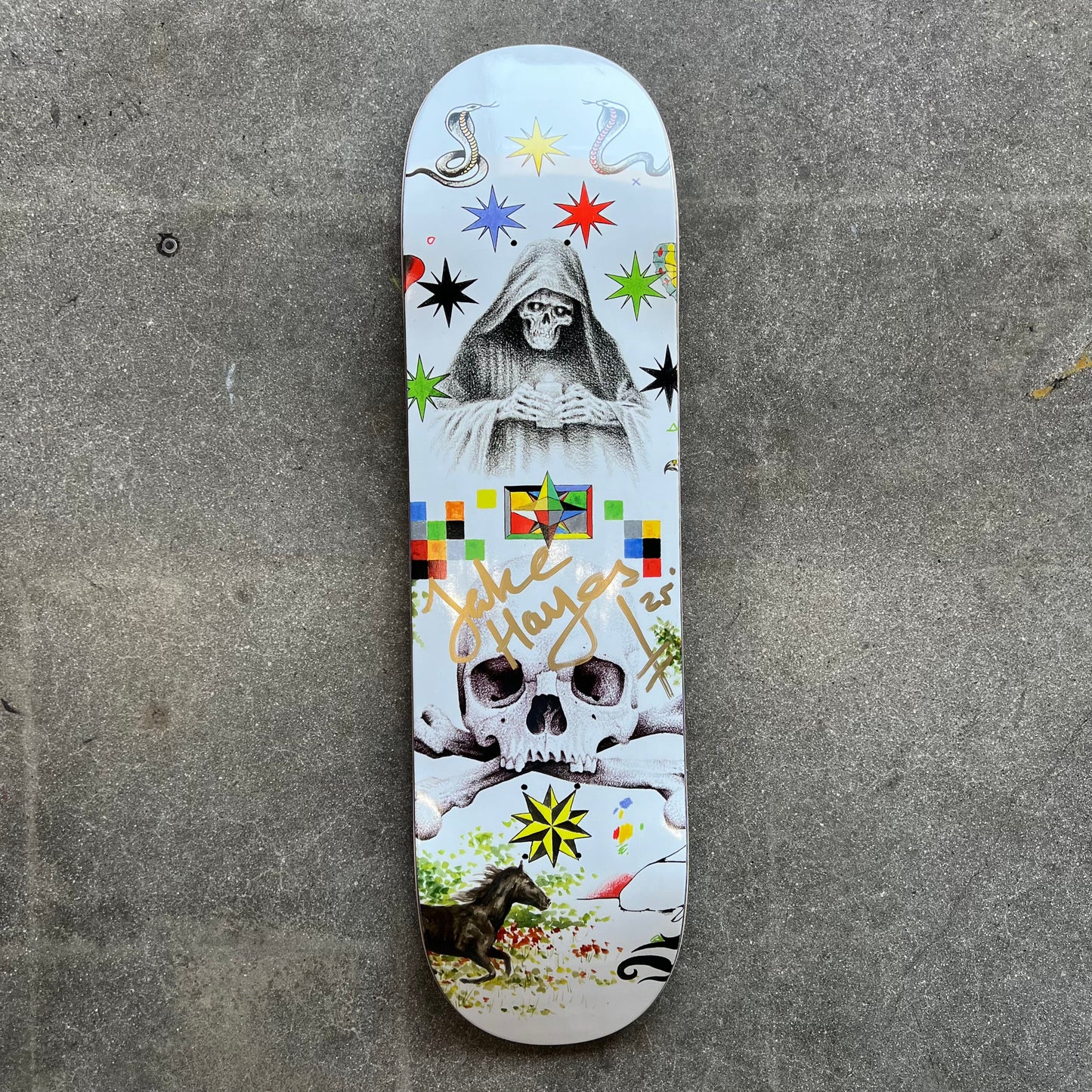 SIGNED Jake Hayes Wallride Exclusive Blind Bag Skateboard Deck