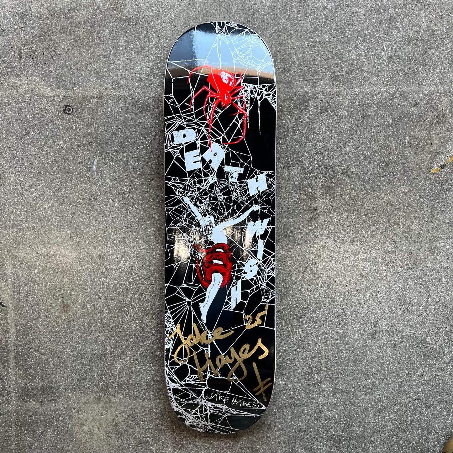 SIGNED Jake Hayes Wallride Exclusive Blind Bag Skateboard Deck