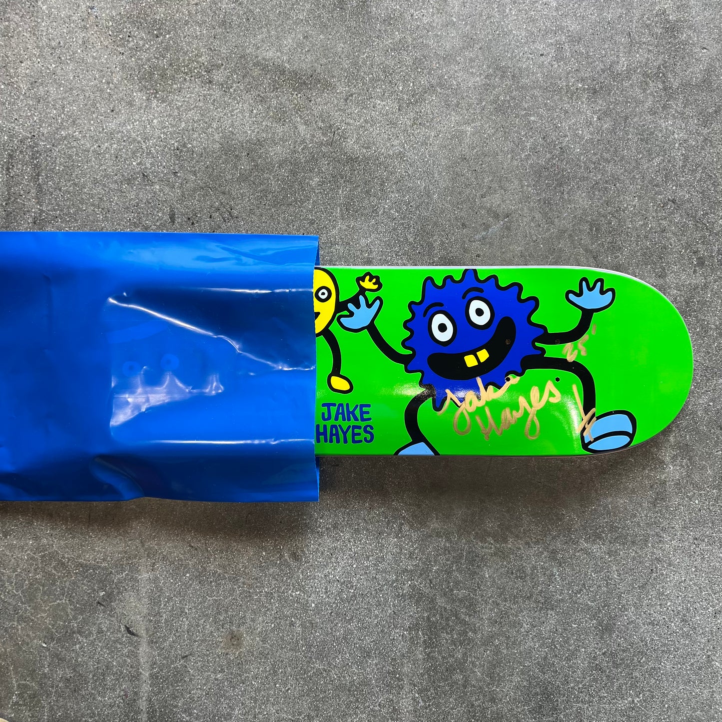 SIGNED Jake Hayes Wallride Exclusive Blind Bag Skateboard Deck
