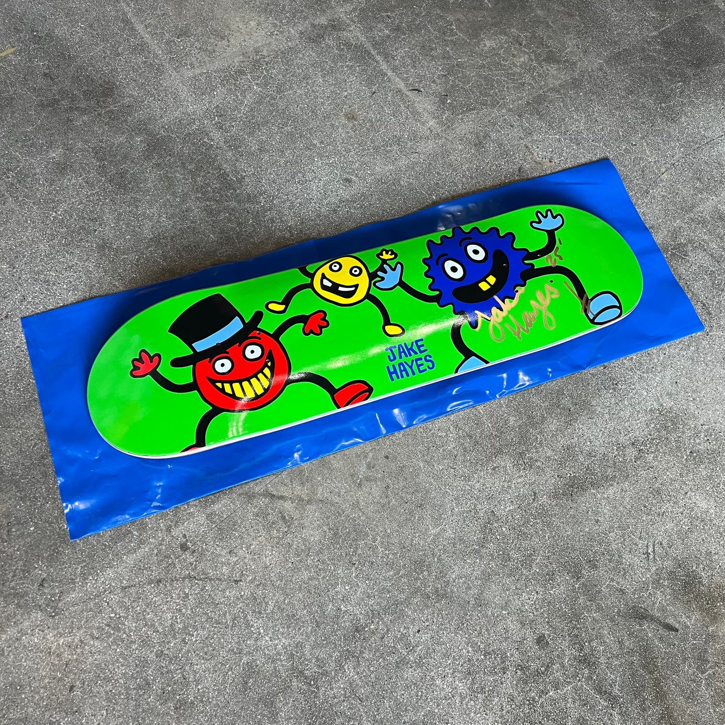 SIGNED Jake Hayes Wallride Exclusive Blind Bag Skateboard Deck