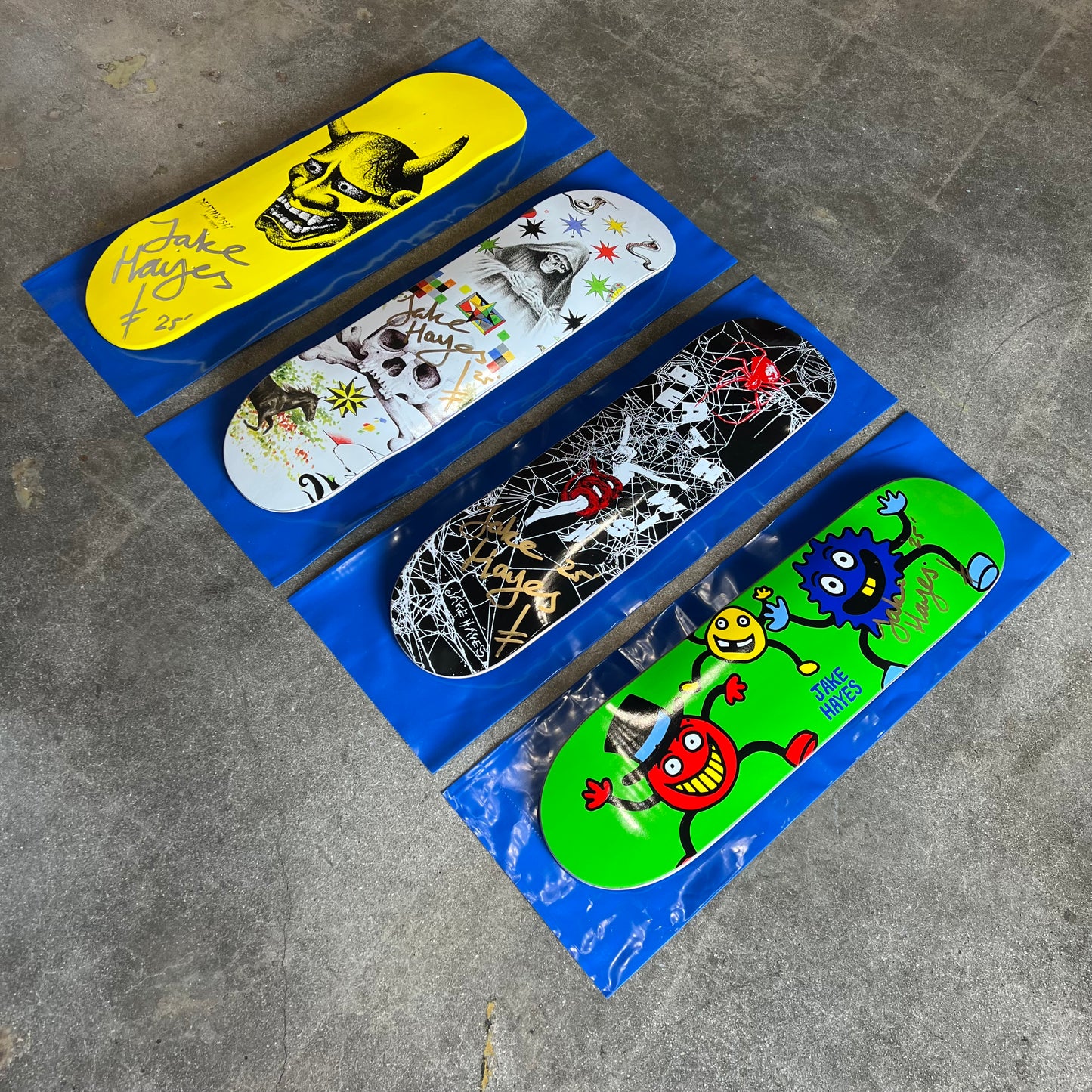 SIGNED Jake Hayes Wallride Exclusive Blind Bag Skateboard Deck