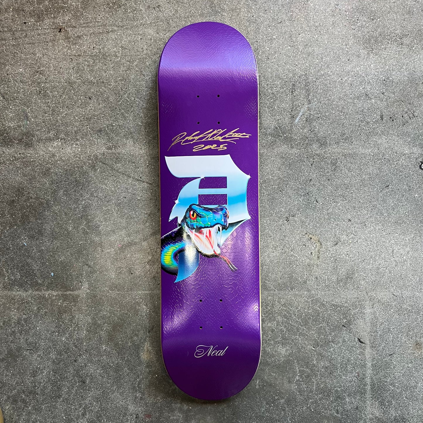 SIGNED Robert Neal Wallride Exclusive Blind Bag Skateboard Deck