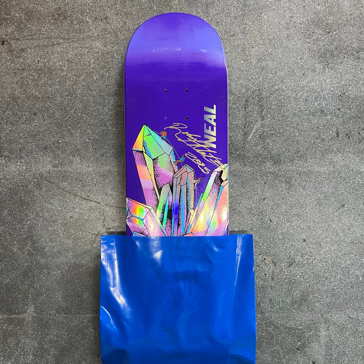 SIGNED Robert Neal Wallride Exclusive Blind Bag Skateboard Deck