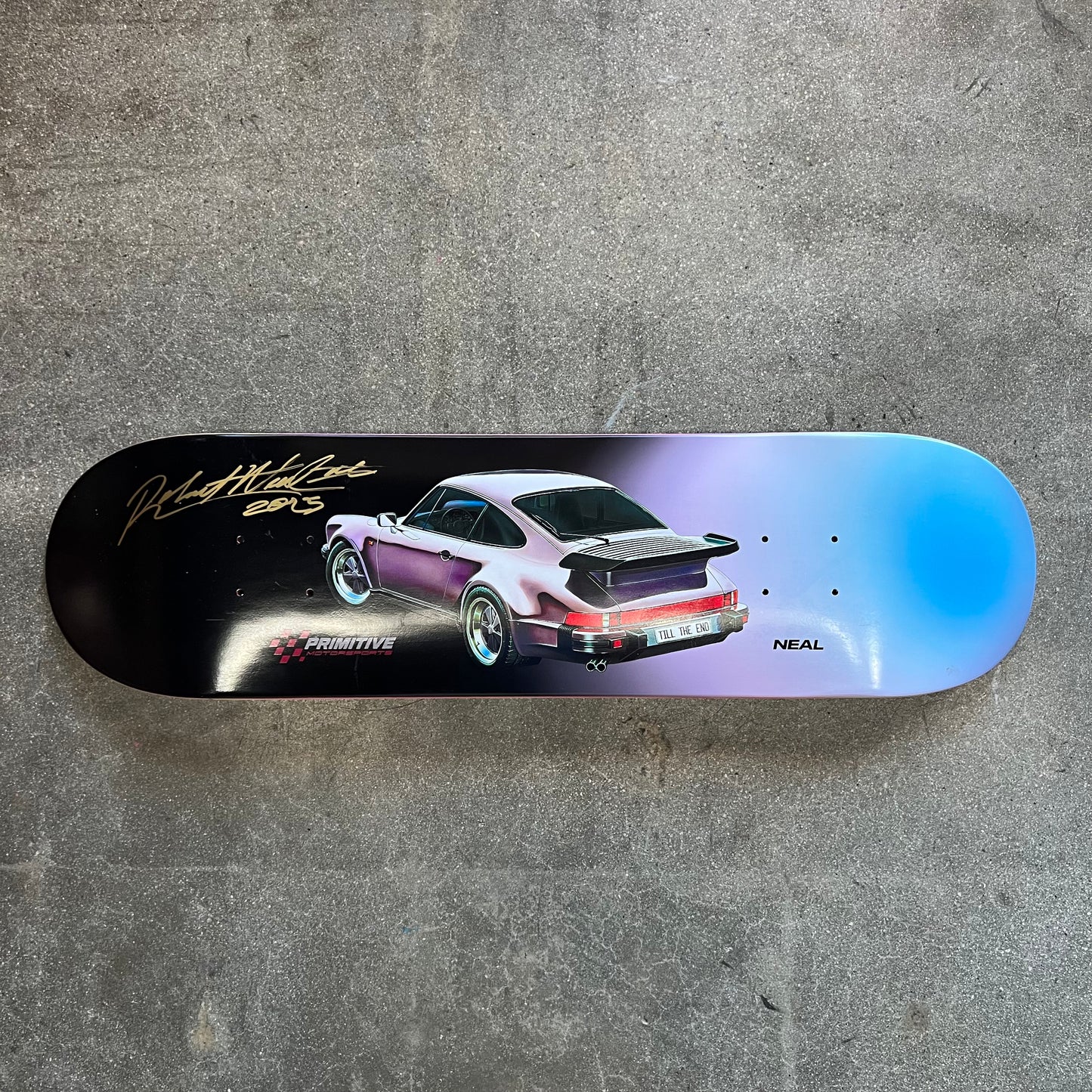 SIGNED Robert Neal Wallride Exclusive Blind Bag Skateboard Deck