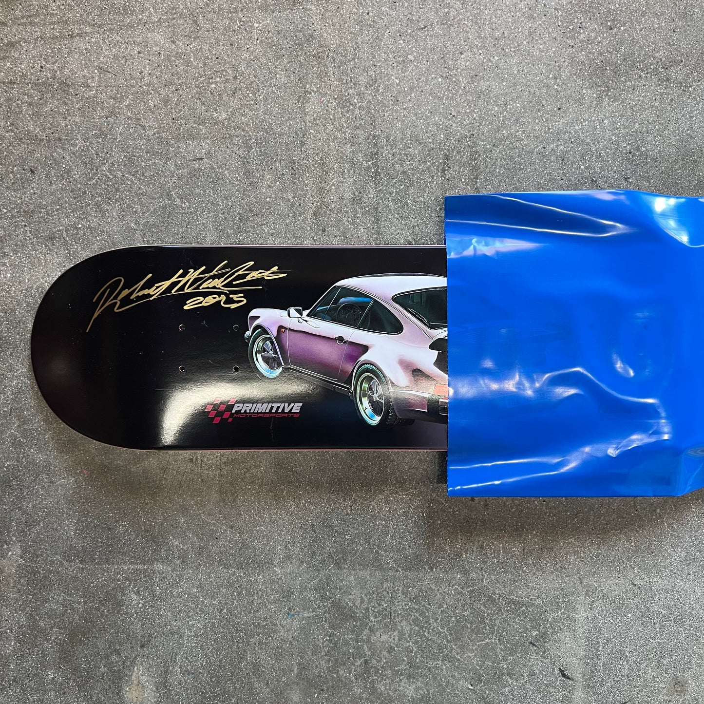 SIGNED Robert Neal Wallride Exclusive Blind Bag Skateboard Deck
