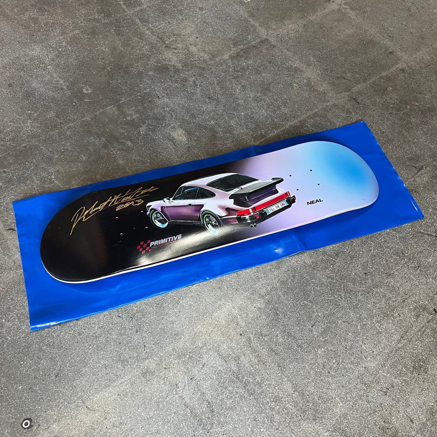 SIGNED Robert Neal Wallride Exclusive Blind Bag Skateboard Deck