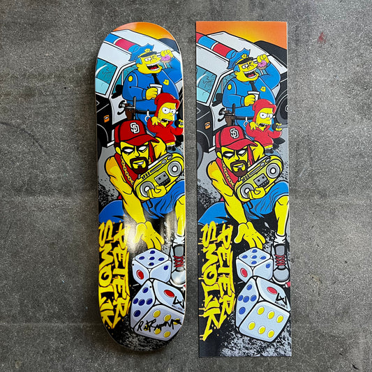 SIGNED Peter Smolik Dice Wallride Exclusive Skateboard Deck Plus Limited Griptape