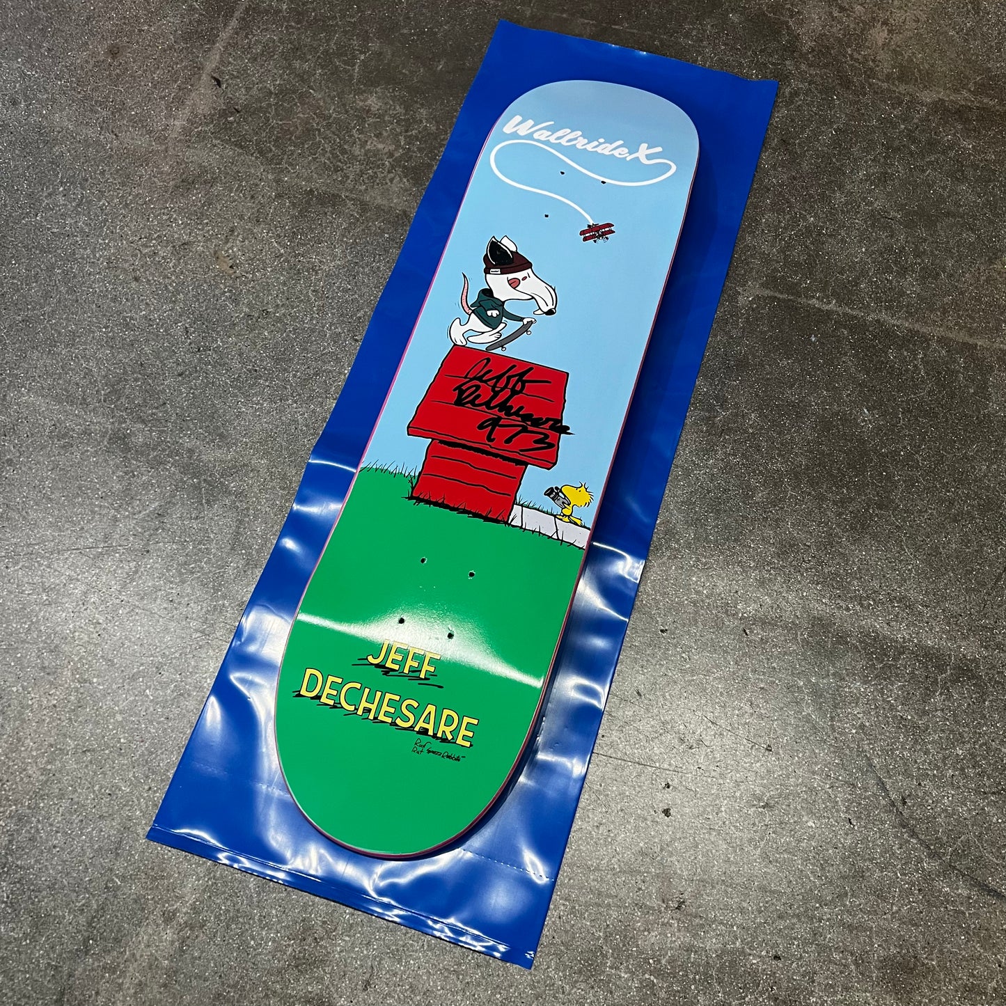 SIGNED Jeff DeChesare Wallride Exclusive Roofrat Autographed Skateboard Deck