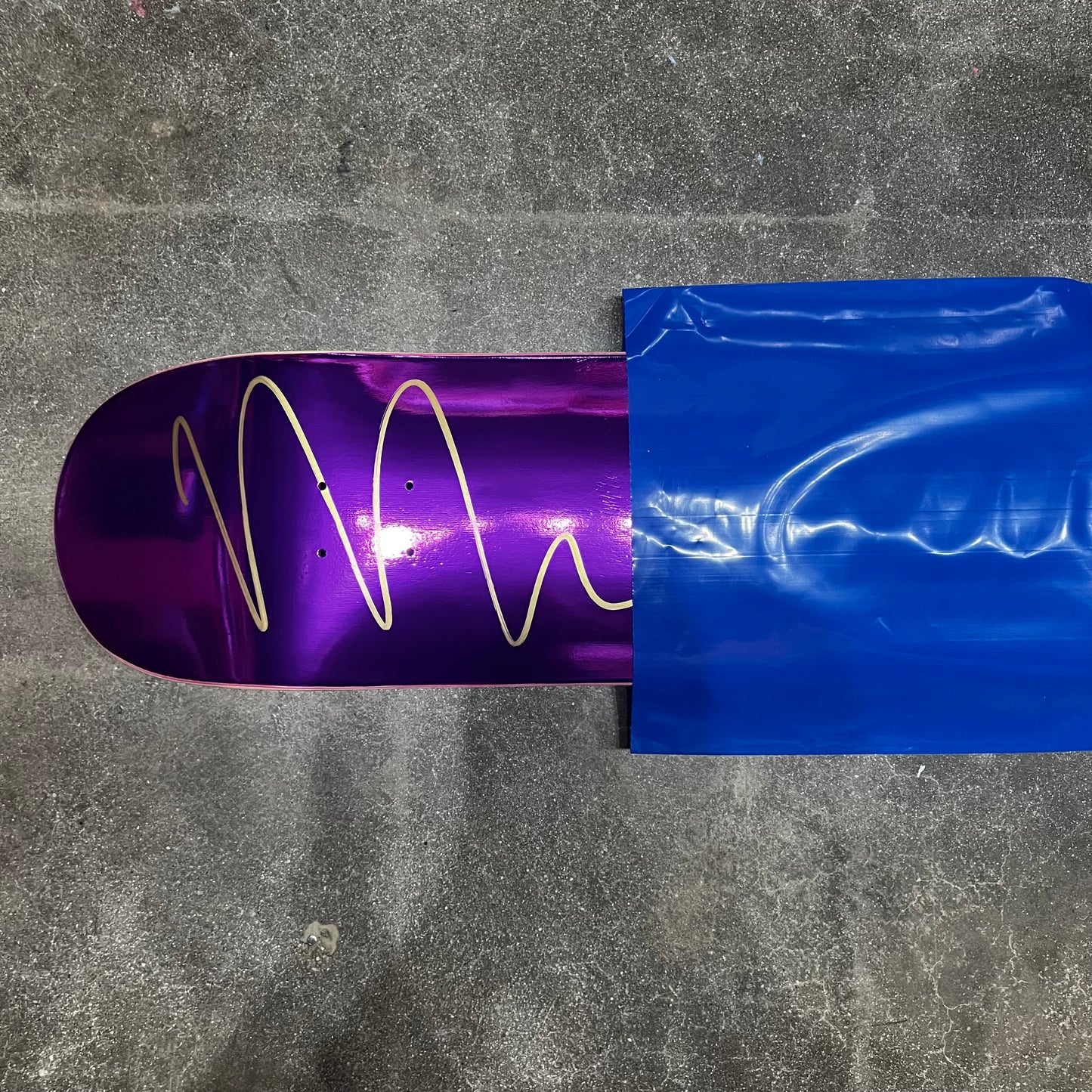 BIG SIG Autographed Wallride Exclusive Blind Bag Skateboard Deck