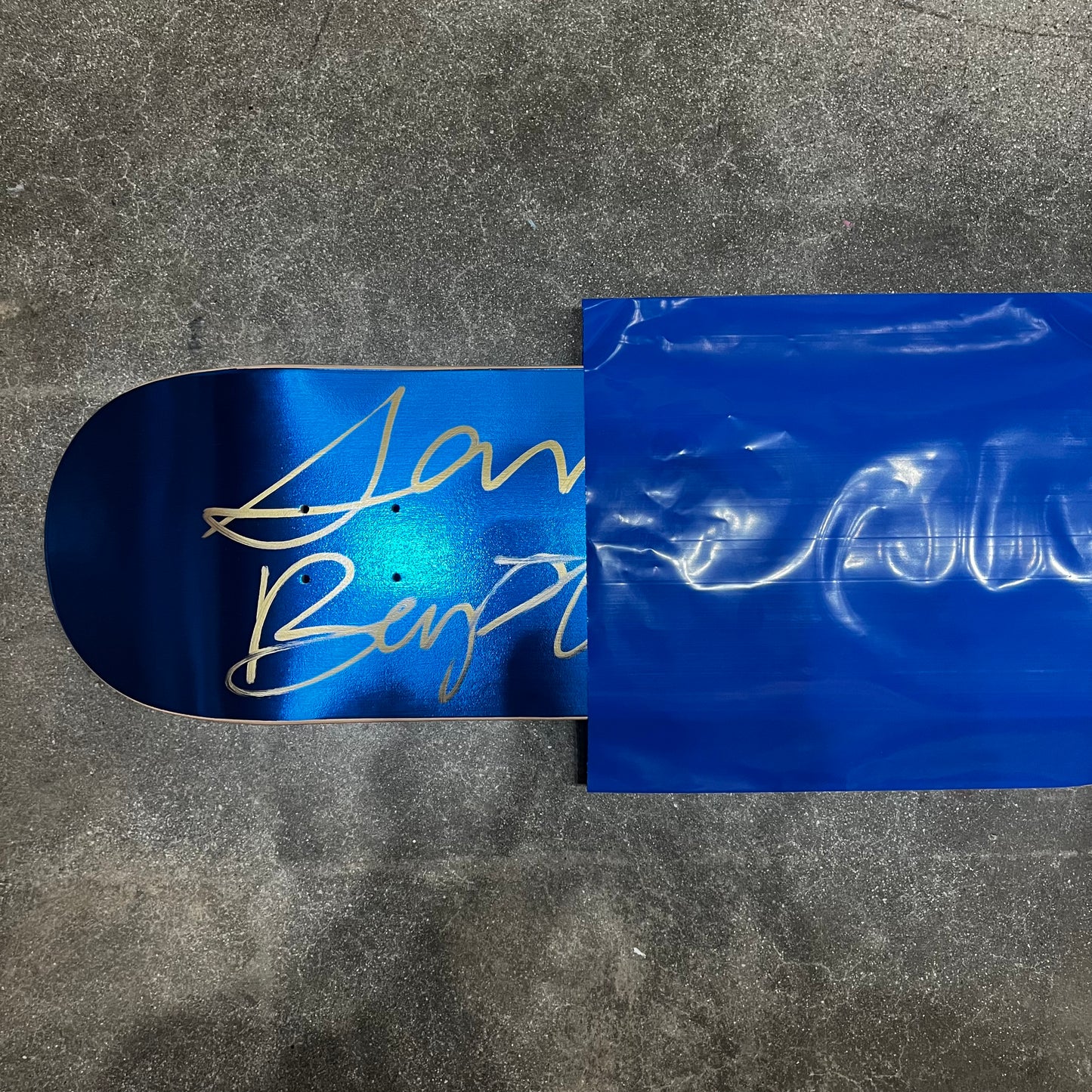 BIG SIG Autographed Wallride Exclusive Blind Bag Skateboard Deck