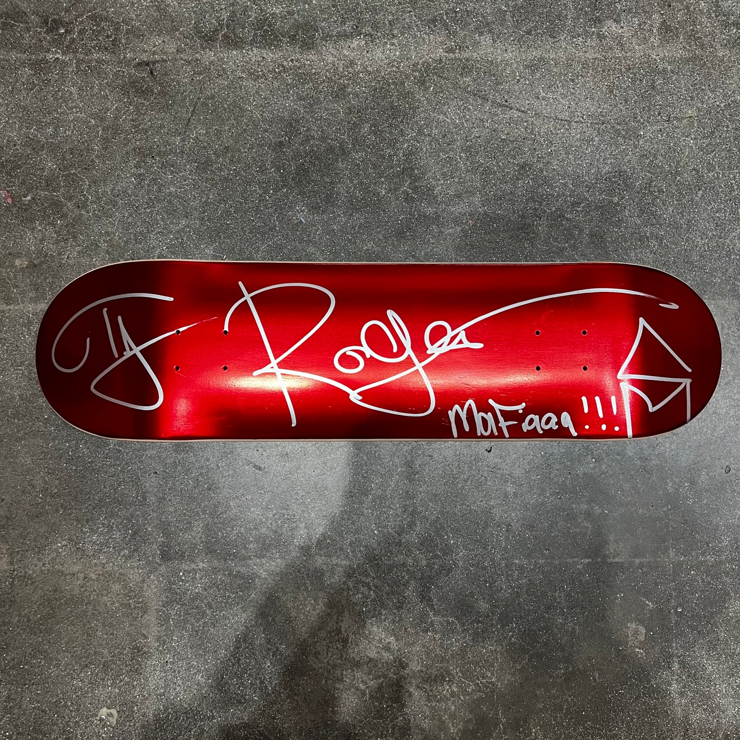 BIG SIG Autographed Wallride Exclusive Blind Bag Skateboard Deck
