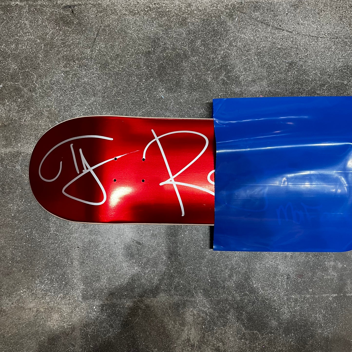 BIG SIG Autographed Wallride Exclusive Blind Bag Skateboard Deck