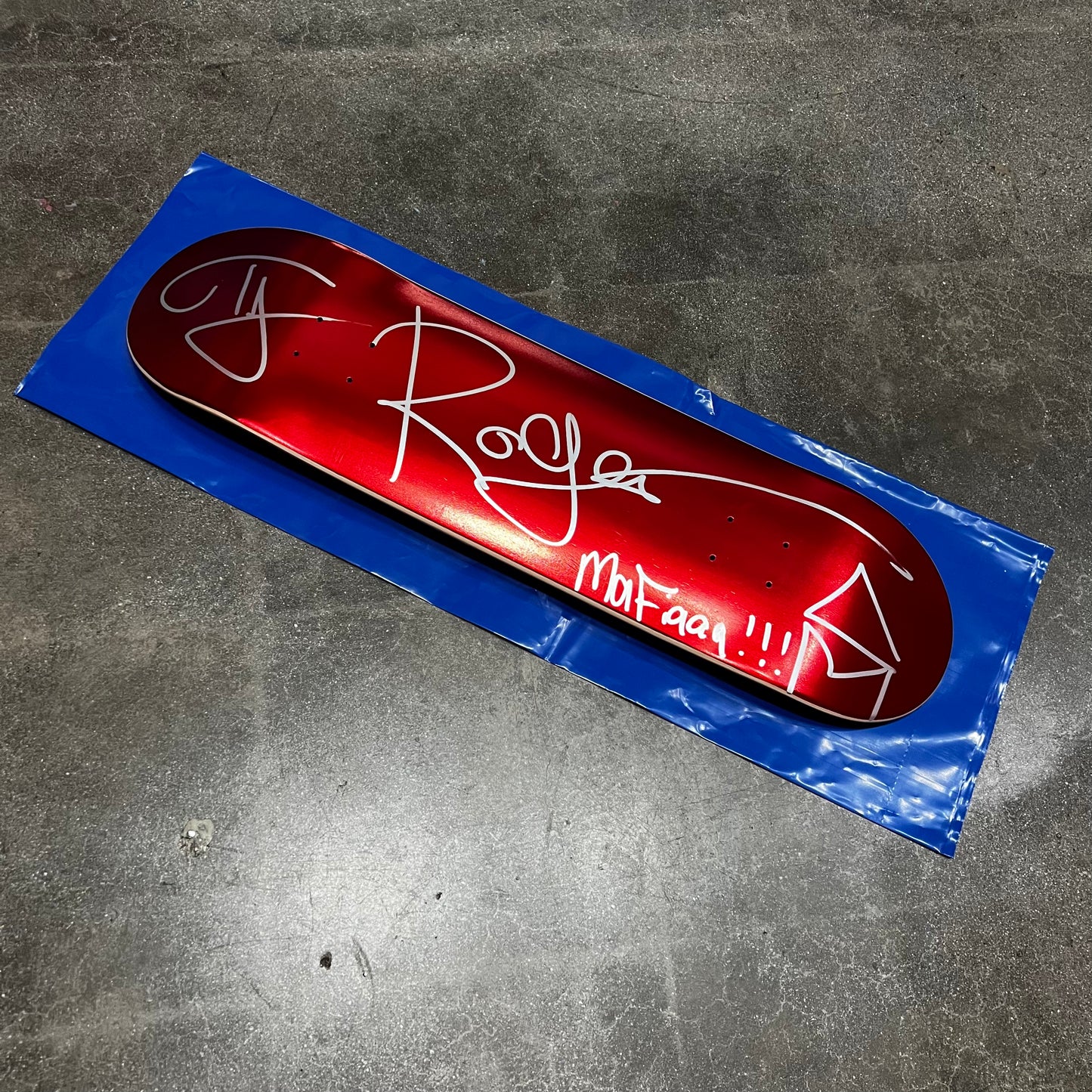 BIG SIG Autographed Wallride Exclusive Blind Bag Skateboard Deck