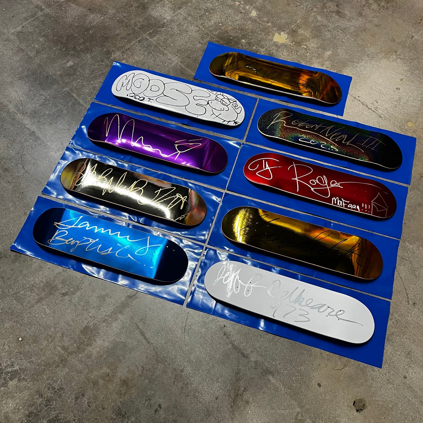 BIG SIG Autographed Wallride Exclusive Blind Bag Skateboard Deck