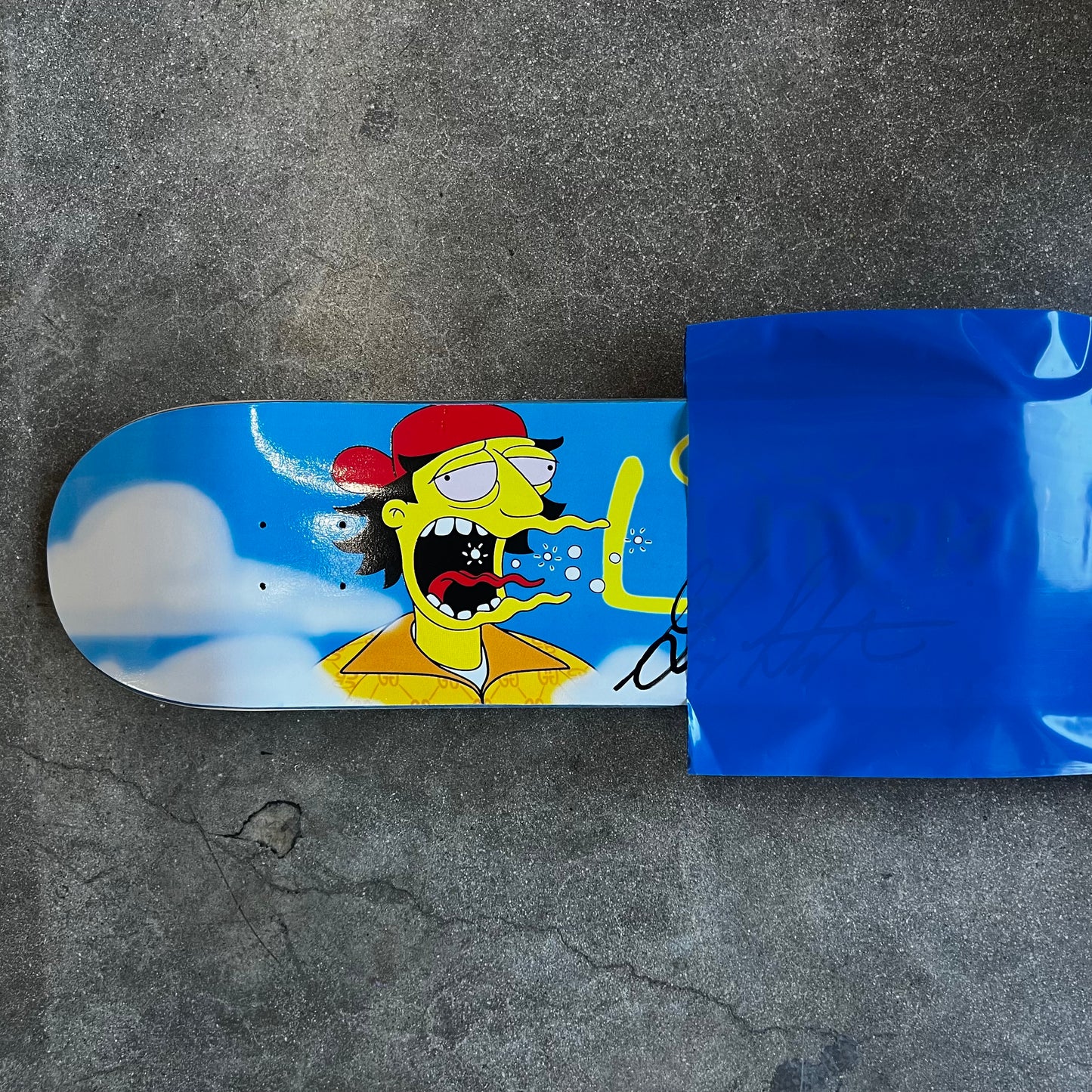 SIGNED Greg Lutzka Almost Wallride Exclusive Skateboard Deck