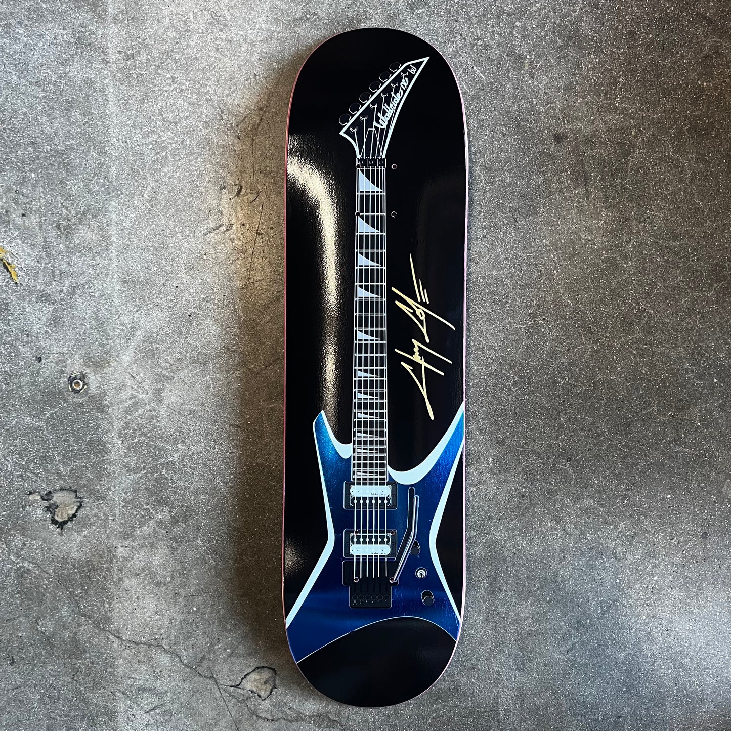 SIGNED Chris Cole Wallride Exclusive Autographed Skateboard Deck