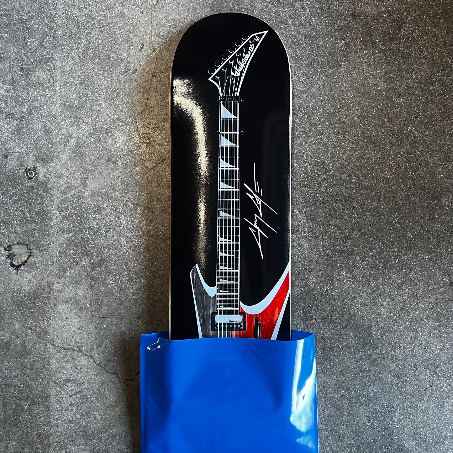 SIGNED Chris Cole Wallride Exclusive Autographed Skateboard Deck