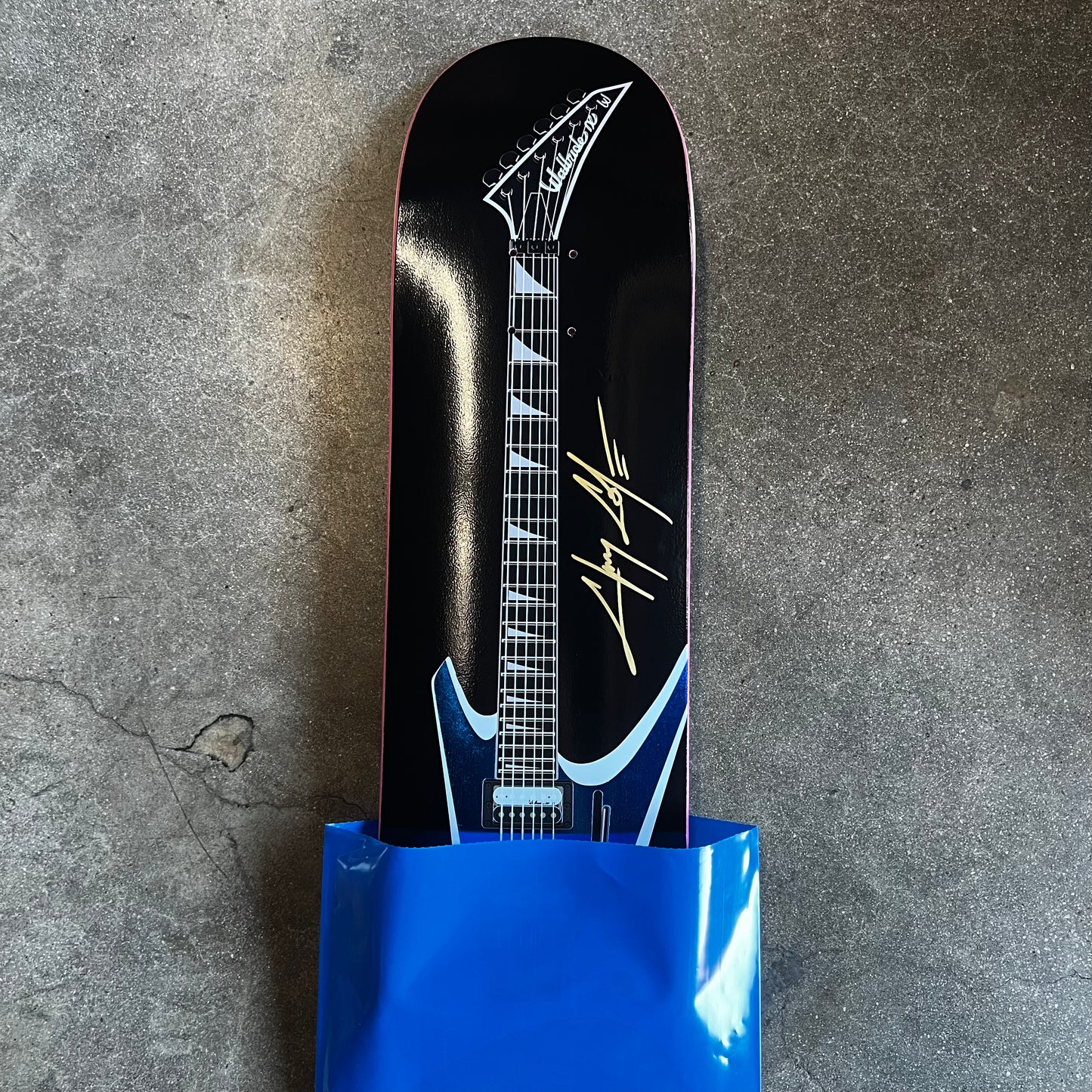 SIGNED Chris Cole Wallride Exclusive Autographed Skateboard Deck
