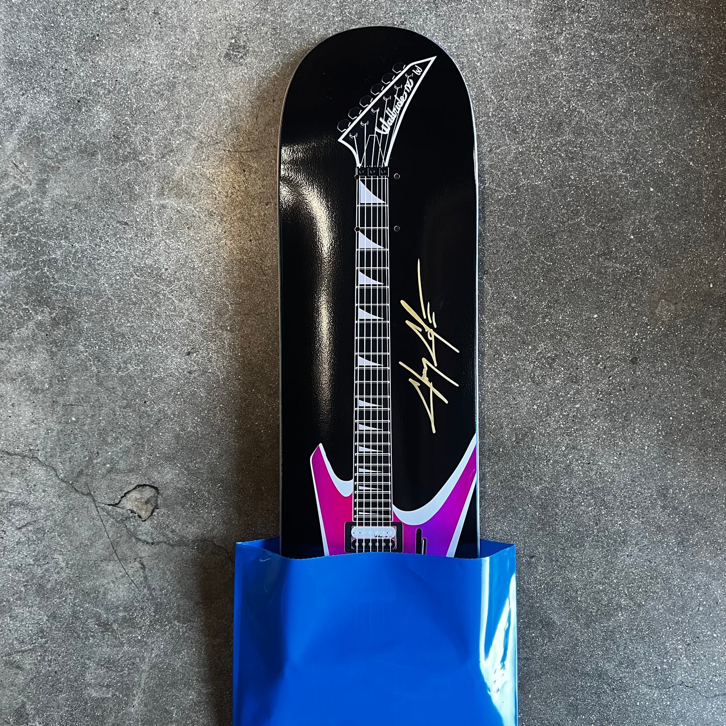 SIGNED Chris Cole Wallride Exclusive Autographed Skateboard Deck