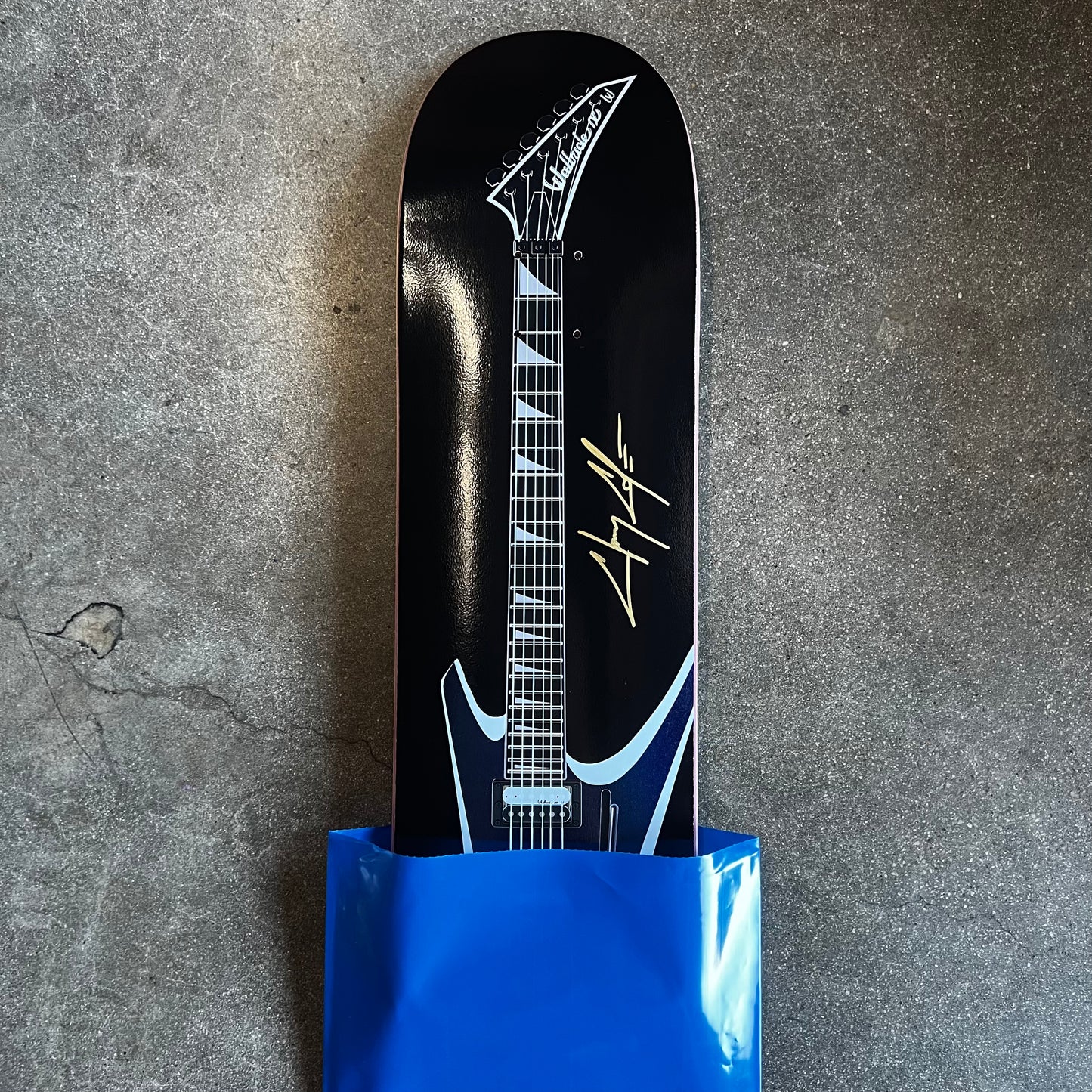 SIGNED Chris Cole Wallride Exclusive Autographed Skateboard Deck