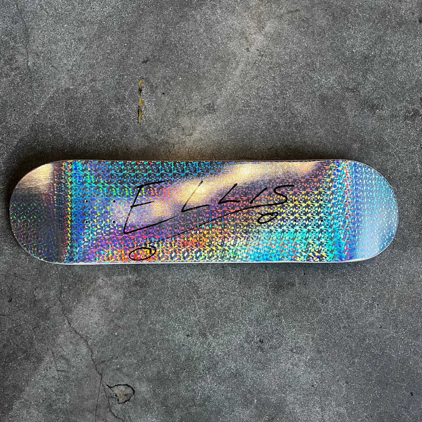 BIG SIG Autographed Wallride Exclusive Skateboard Deck