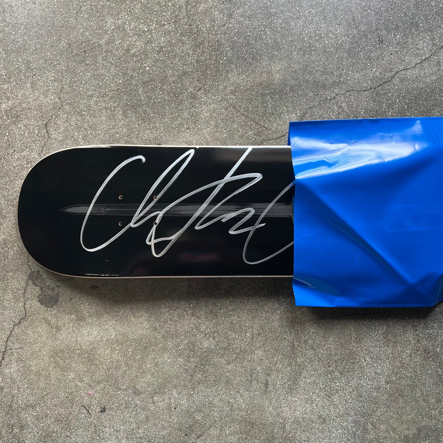 SIGNED Chris Chann Unsatisfied Wallride Exclusive Blind Bag Skateboard Deck