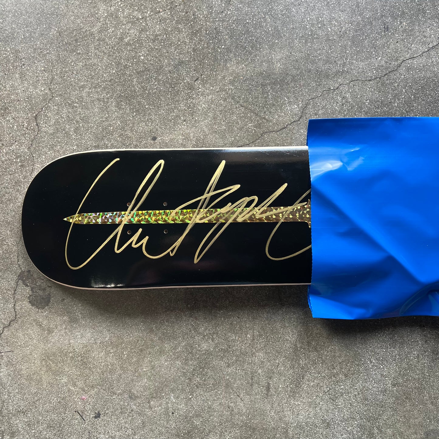 SIGNED Chris Chann Unsatisfied Wallride Exclusive Blind Bag Skateboard Deck