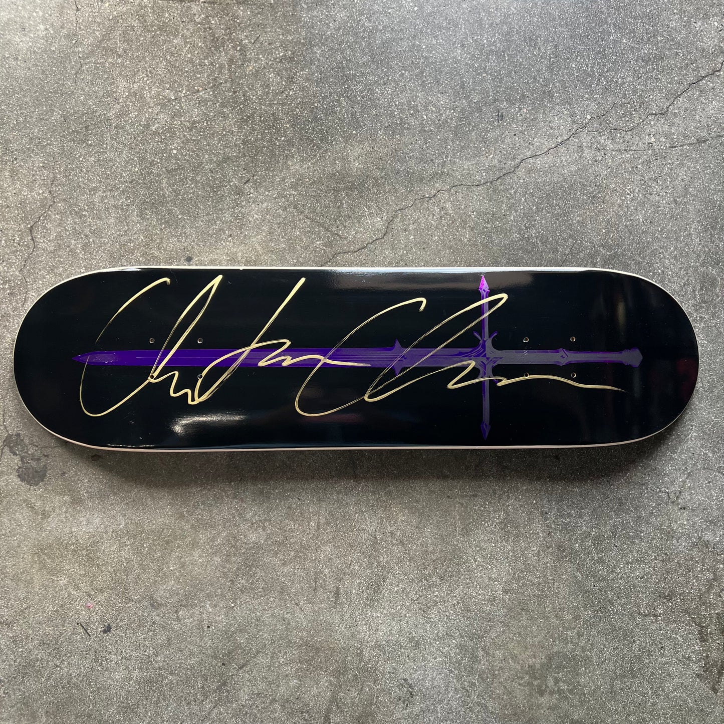 SIGNED Chris Chann Unsatisfied Wallride Exclusive Blind Bag Skateboard Deck