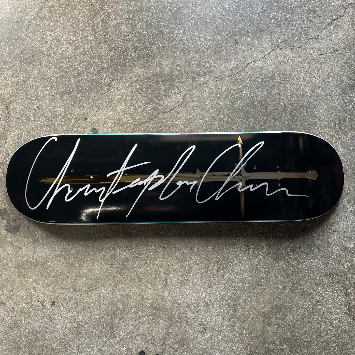 SIGNED Chris Chann Unsatisfied Wallride Exclusive Blind Bag Skateboard Deck