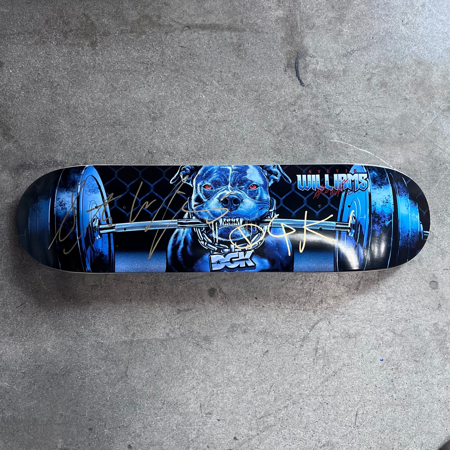 SIGNED Stevie Williams Wallride Exclusive Blind Bag Skateboard Deck
