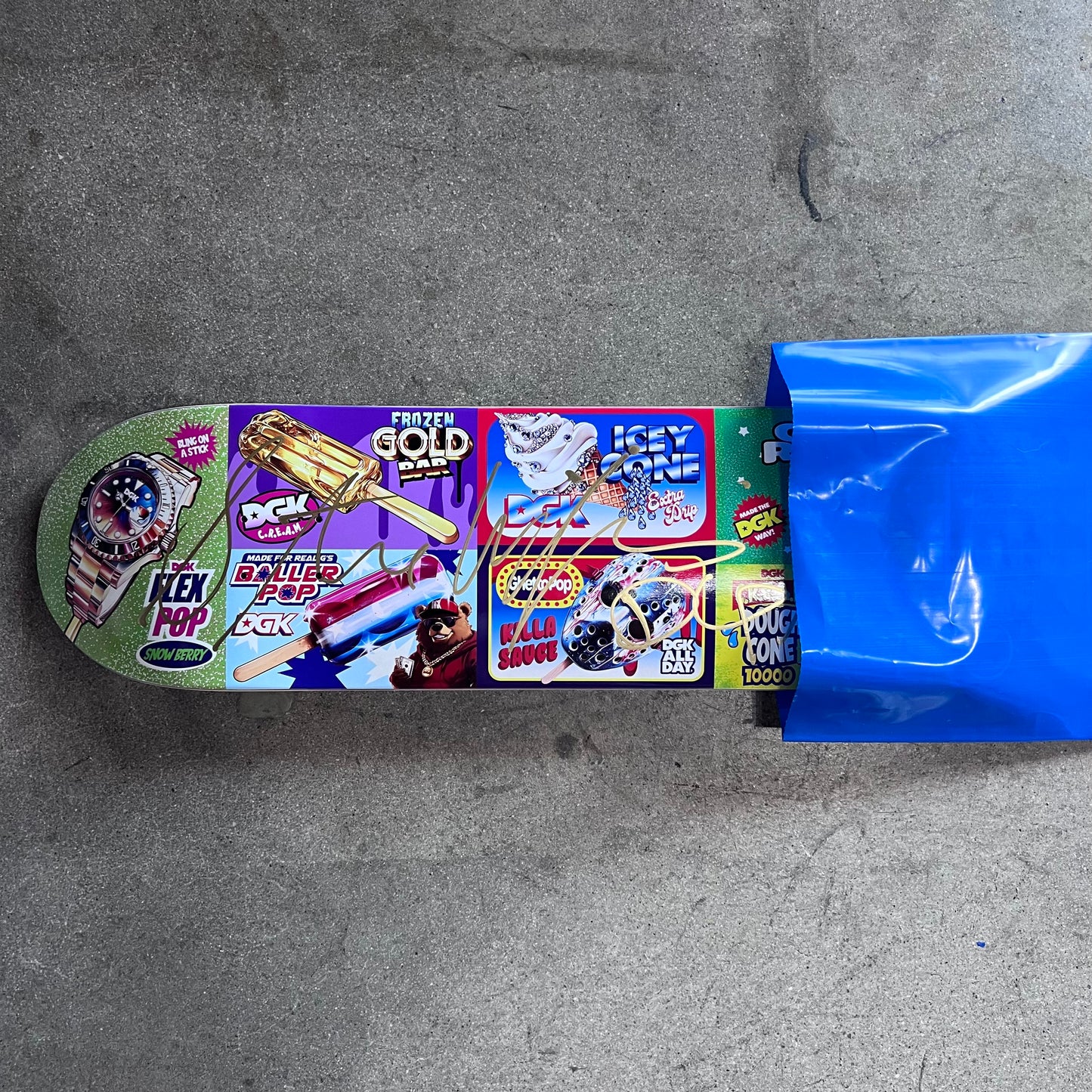 SIGNED Stevie Williams Wallride Exclusive Blind Bag Skateboard Deck