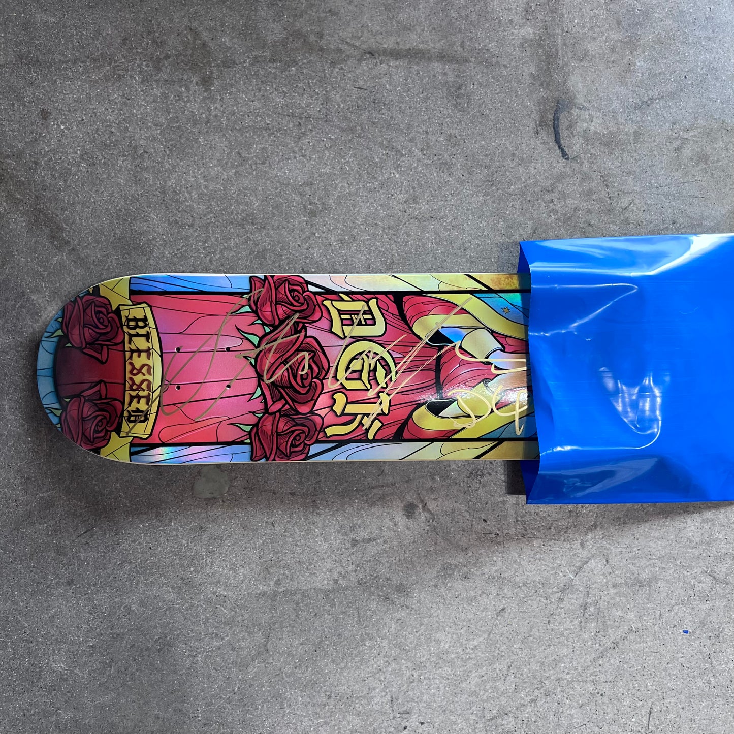SIGNED Stevie Williams Wallride Exclusive Blind Bag Skateboard Deck