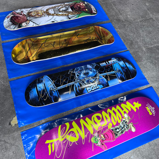 SIGNED Stevie Williams Wallride Exclusive Blind Bag Skateboard Deck