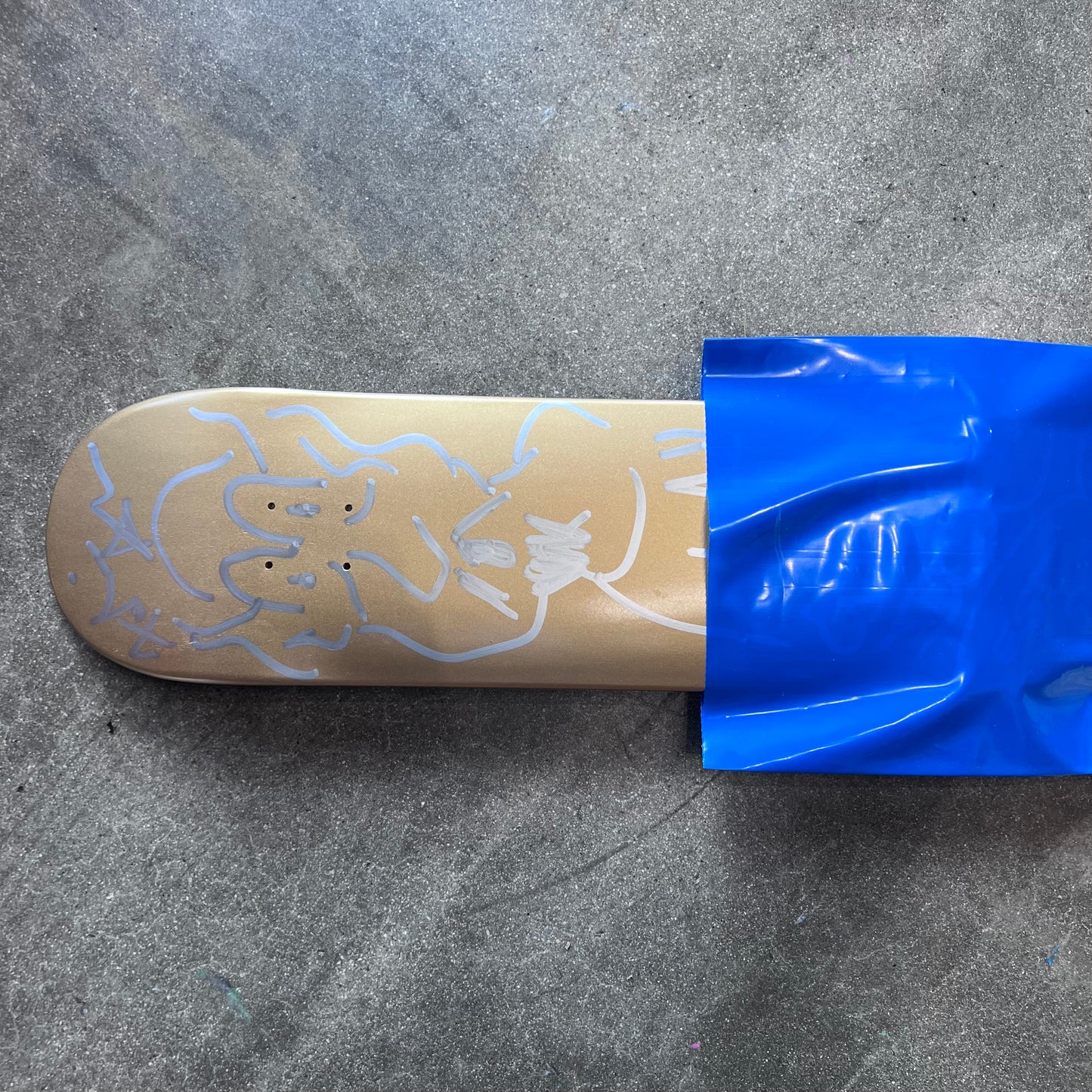 SIGNED Fabian Alomar Wallride Exclusive Blind Bag Skateboard Deck
