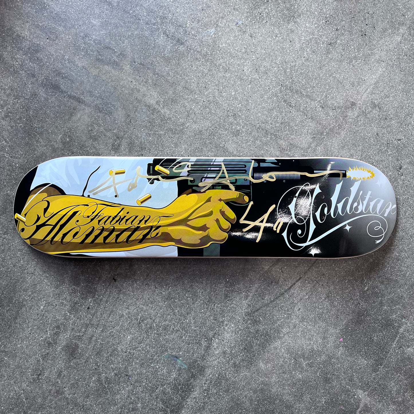 SIGNED Fabian Alomar Wallride Exclusive Blind Bag Skateboard Deck