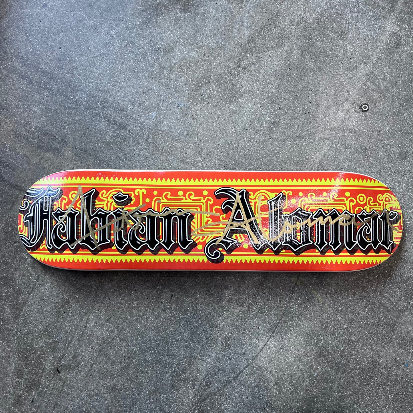 SIGNED Fabian Alomar Wallride Exclusive Blind Bag Skateboard Deck