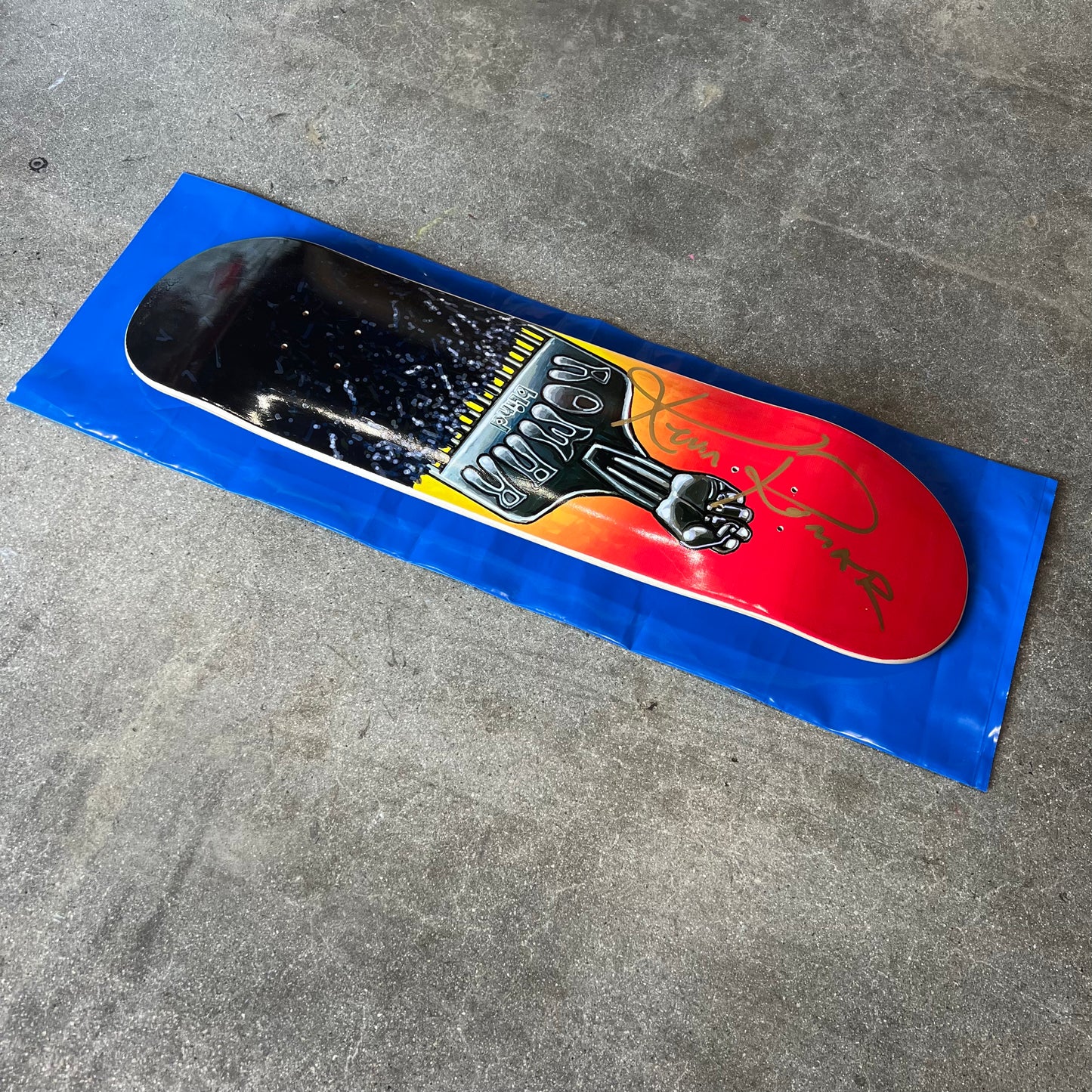 SIGNED Kevin Romar Wallride Exclusive Autographed Skateboard Deck