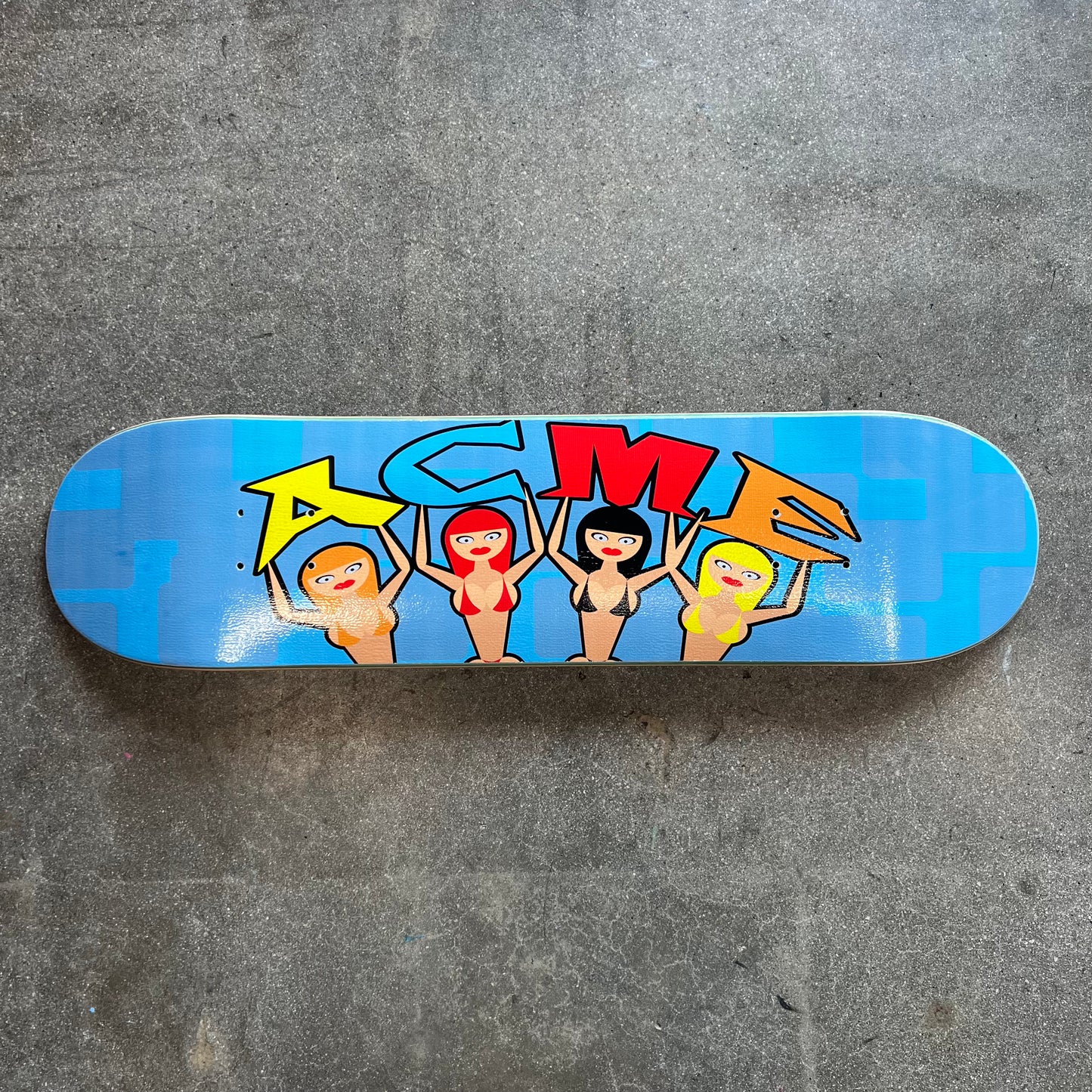 UNSIGNED Jim Gray Wallride Exclusive ACME Skateboard Deck