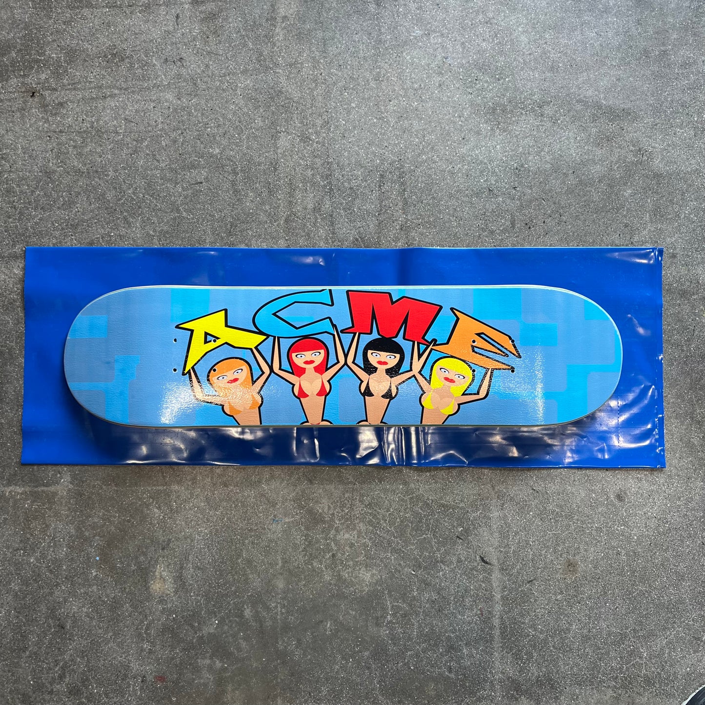UNSIGNED Jim Gray Wallride Exclusive ACME Skateboard Deck