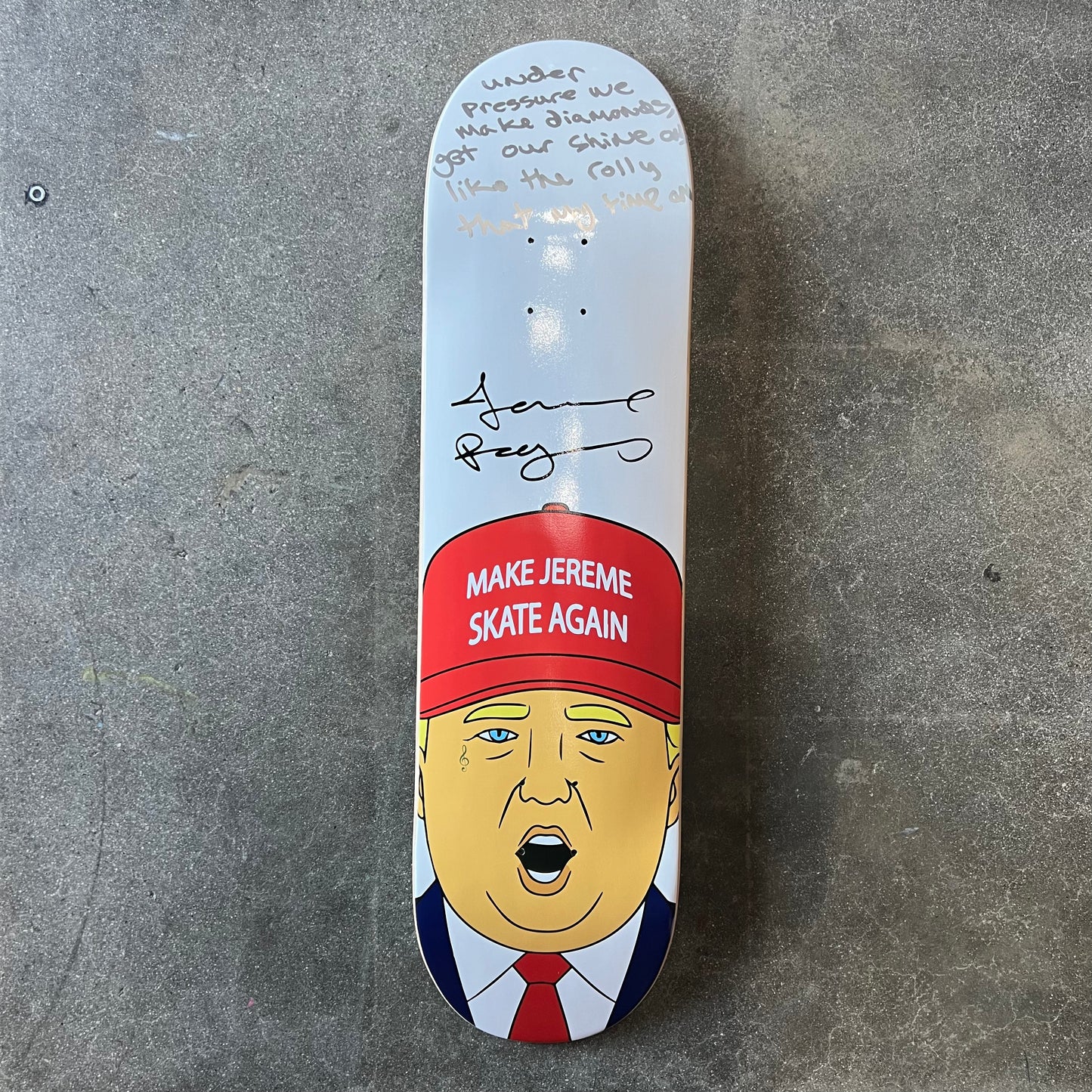 SIGNED Jereme Rogers MJSA Wallride Exclusive Autographed Skateboard Deck