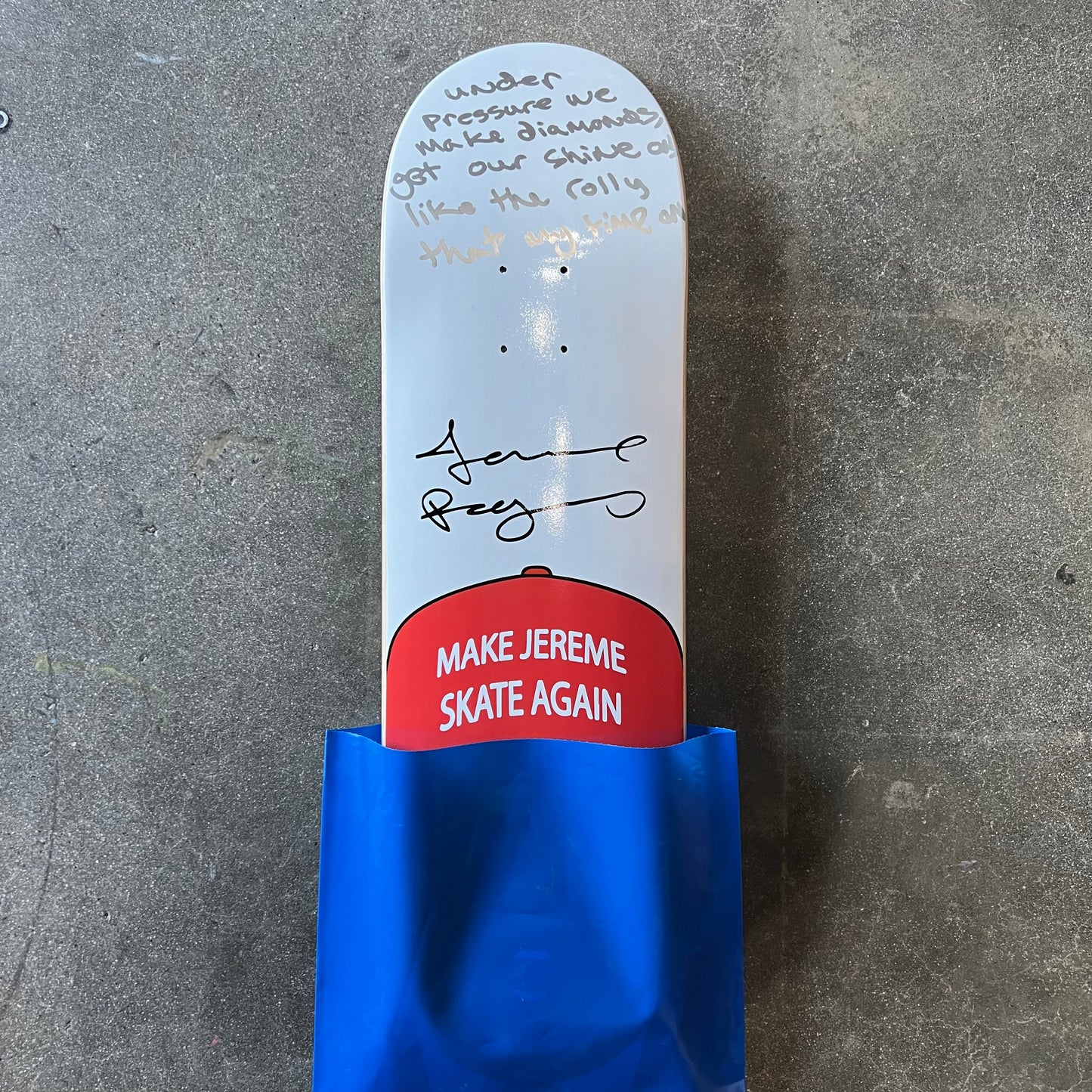 SIGNED Jereme Rogers MJSA Wallride Exclusive Autographed Skateboard Deck