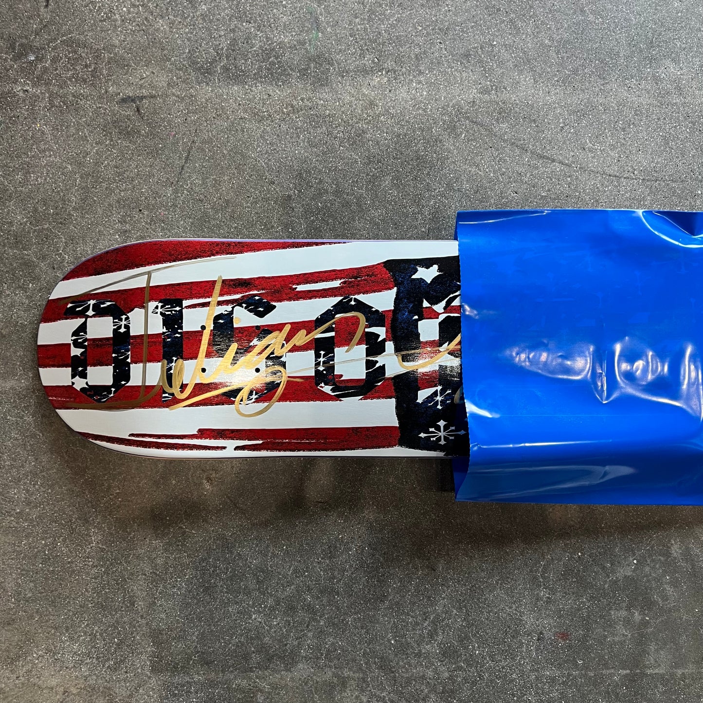 SIGNED Julian Agliardi Wallride Exclusive Blind Bag Skateboard Deck
